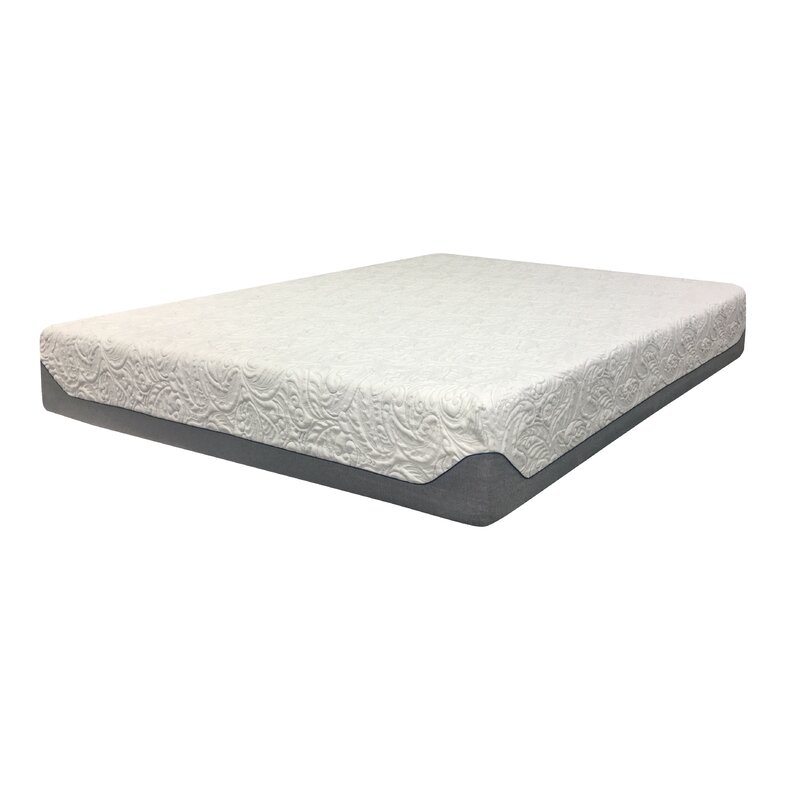 Alwyn Home 10 Plush Gel Memory Foam Mattress And Reviews Wayfair 1299